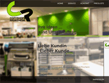 Tablet Screenshot of kopiershop-pforzheim.de